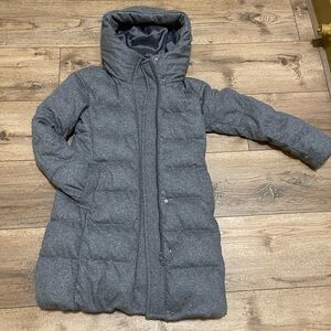 Wool and down quality woman coat